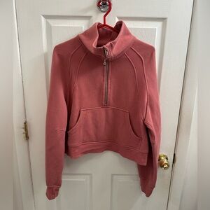 Lululemon Oversized Half Zip Scuba Funnel Neck